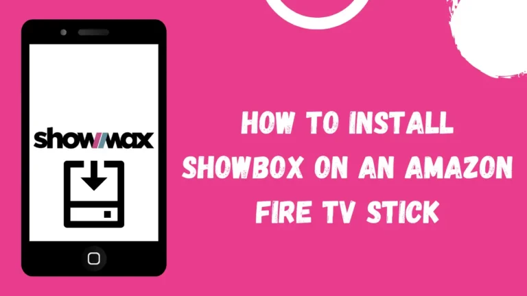 Showmax on An Amazon Fire Tv